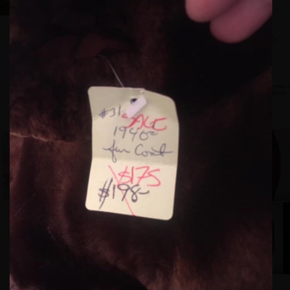 1940’s antique beaver fur coat - Picture 4 of 4